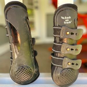 Back on Track Open Front Boots- Front